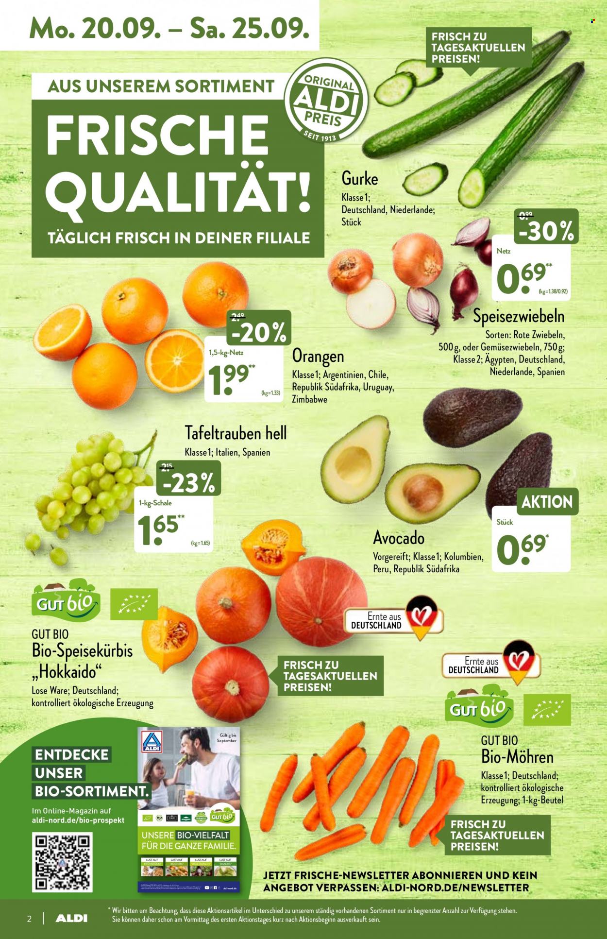 ALDI Nord Prospekte  - 20.09.2021 - 26.09.2021. Seite 2
