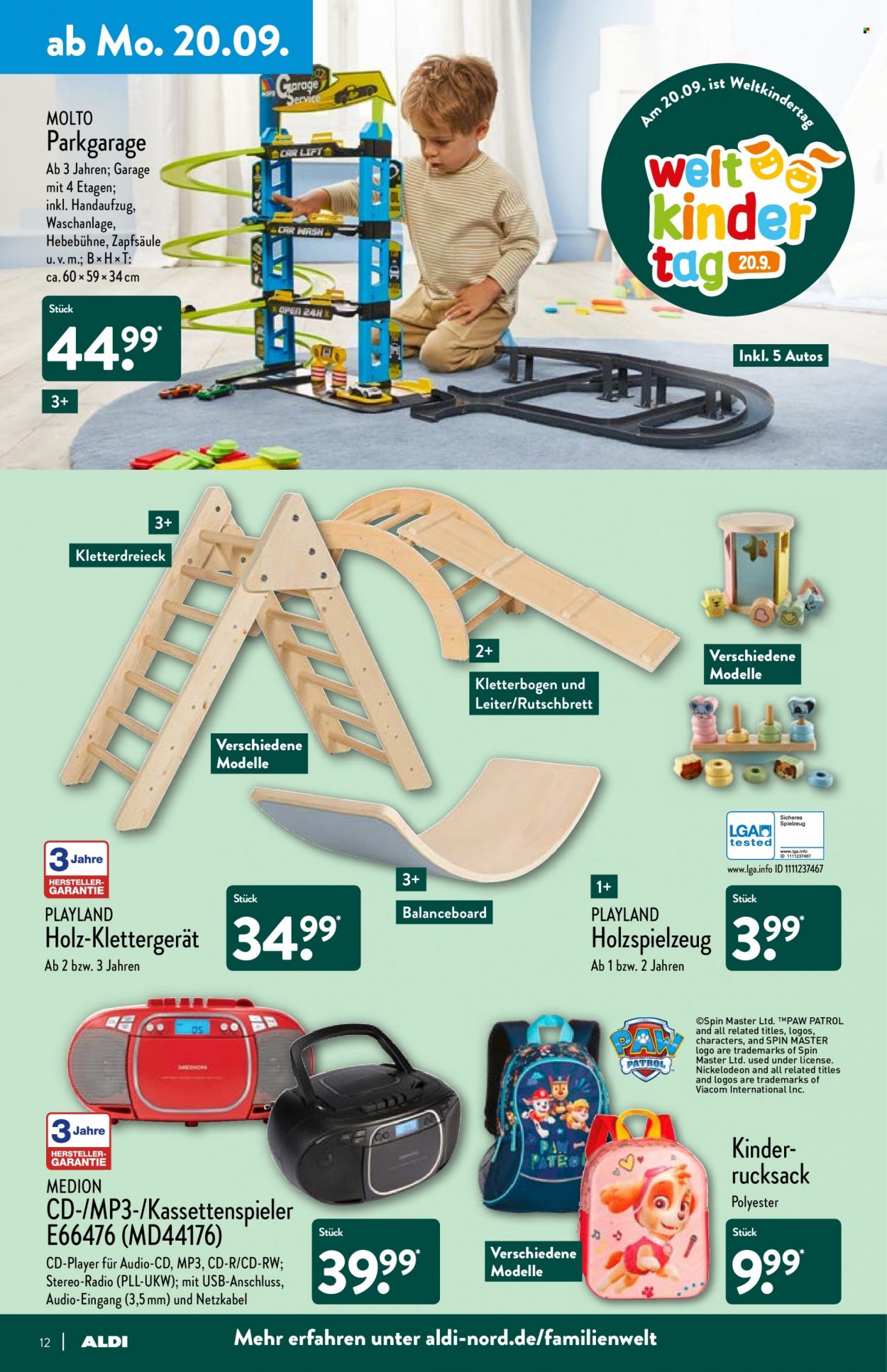 ALDI Nord Prospekte  - 20.09.2021 - 26.09.2021. Seite 12