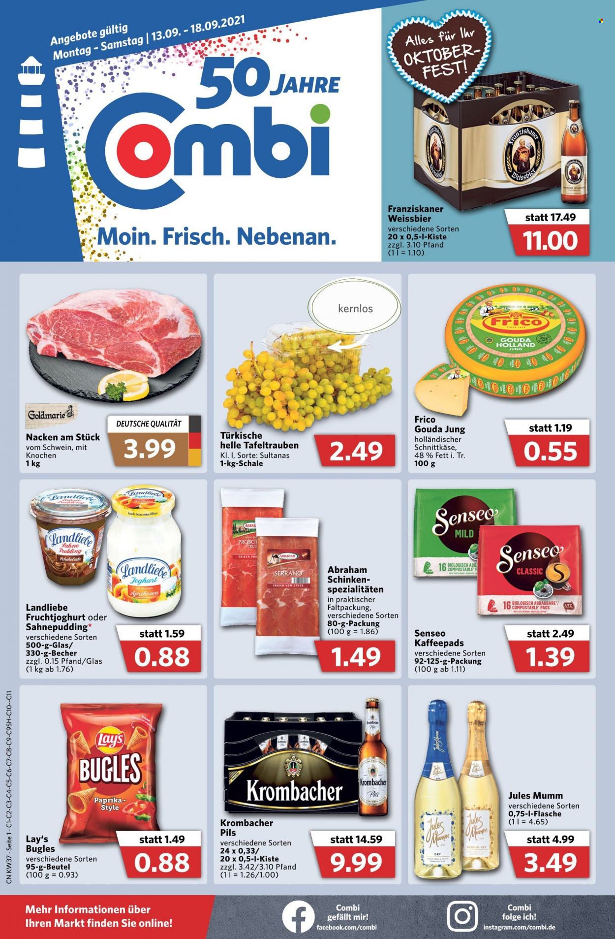 Combi Prospekte  - 13.09.2021 - 18.09.2021. Seite 1