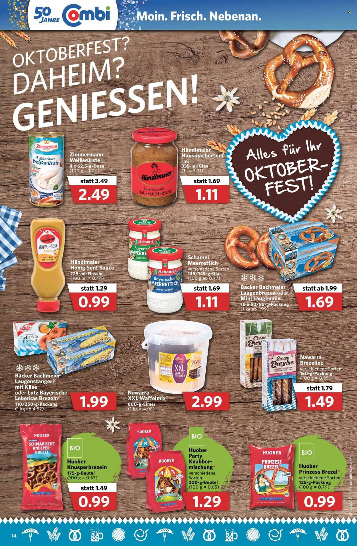 Combi Prospekte  - 13.09.2021 - 18.09.2021. Seite 14