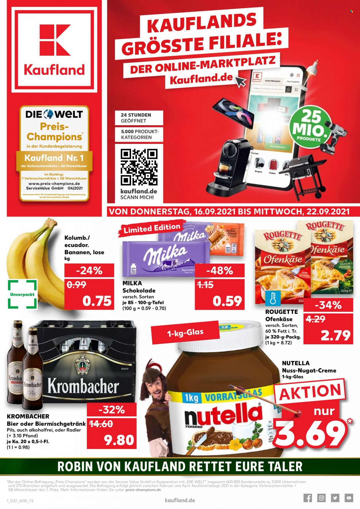 Kaufland Prospekte  - 16.09.2021 - 22.09.2021. Seite 1