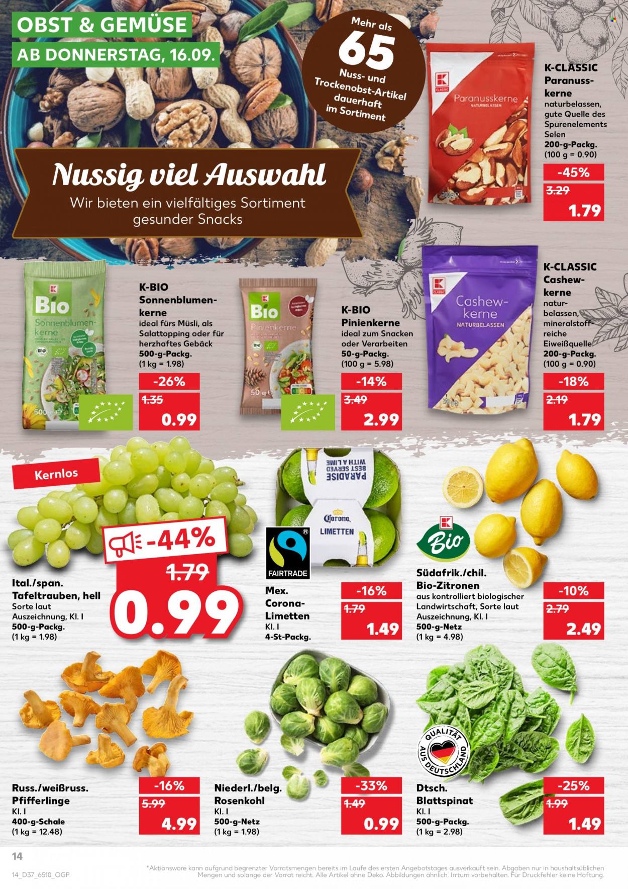 Kaufland Prospekte  - 16.09.2021 - 22.09.2021. Seite 14