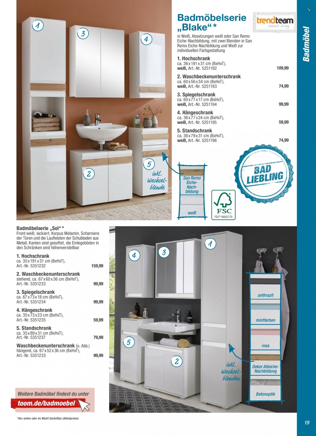 toom Baumarkt Prospekte  - 1.09.2021 - 31.03.2022. Seite 19