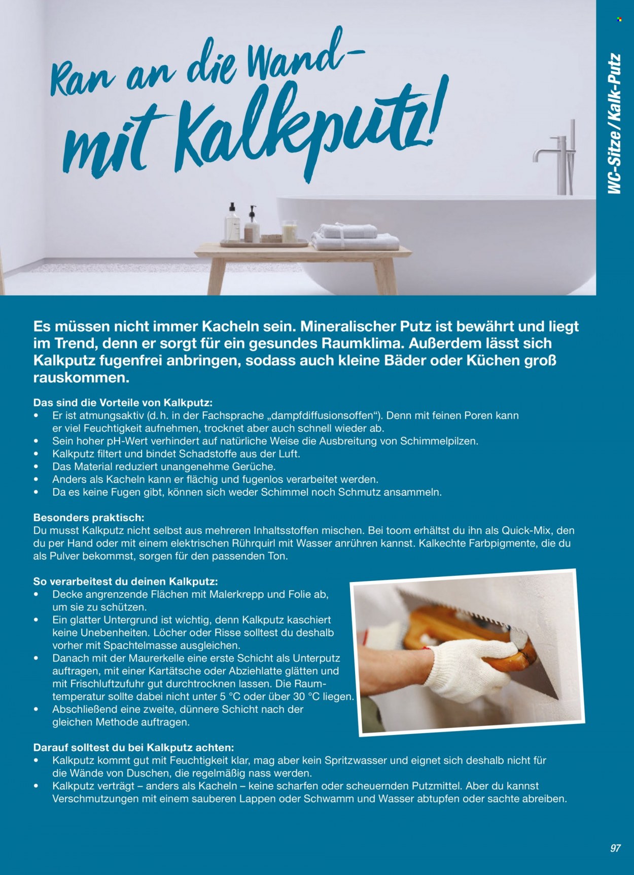 toom Baumarkt Prospekte  - 1.09.2021 - 31.03.2022. Seite 97