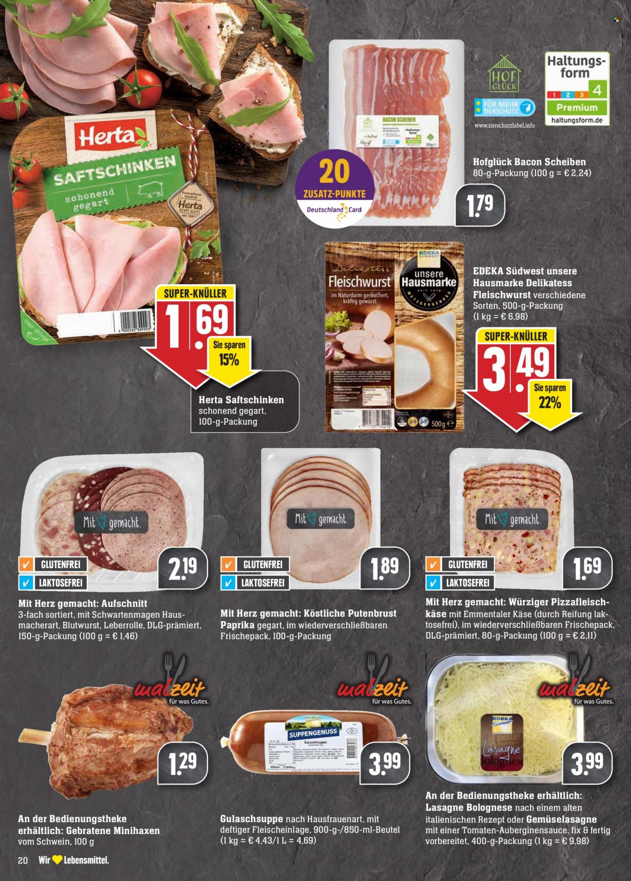 Edeka Prospekte  - 13.09.2021 - 18.09.2021. Seite 20