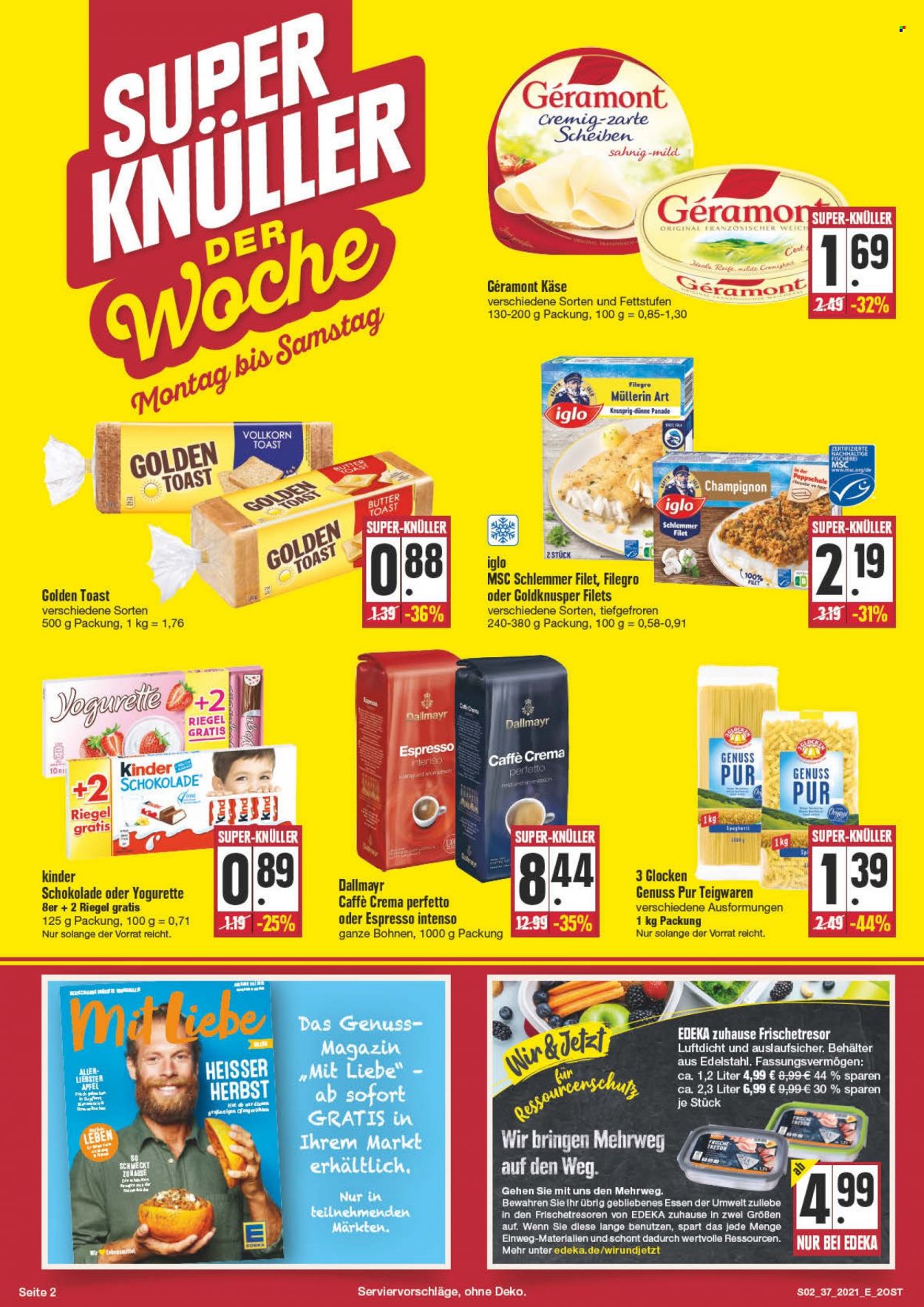 Edeka Prospekte  - 13.09.2021 - 18.09.2021. Seite 2