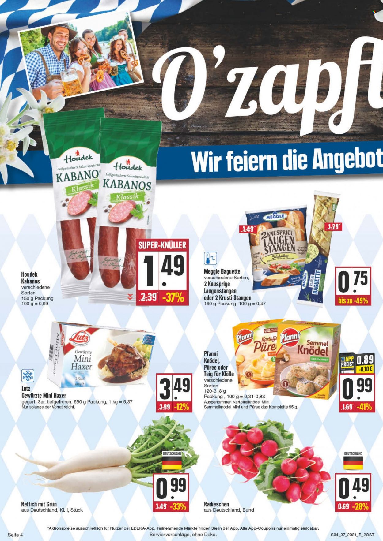 Edeka Prospekte  - 13.09.2021 - 18.09.2021. Seite 4