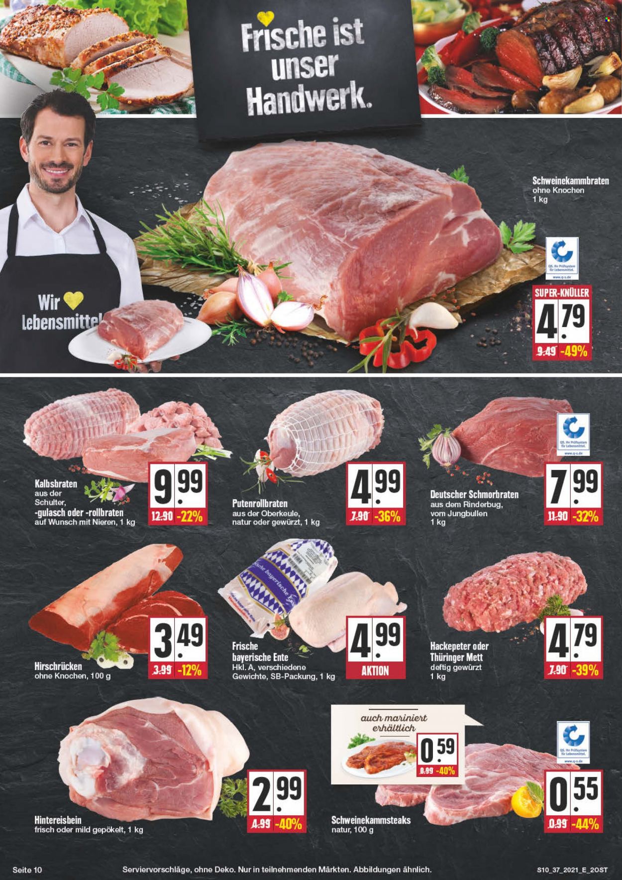 Edeka Prospekte  - 13.09.2021 - 18.09.2021. Seite 10