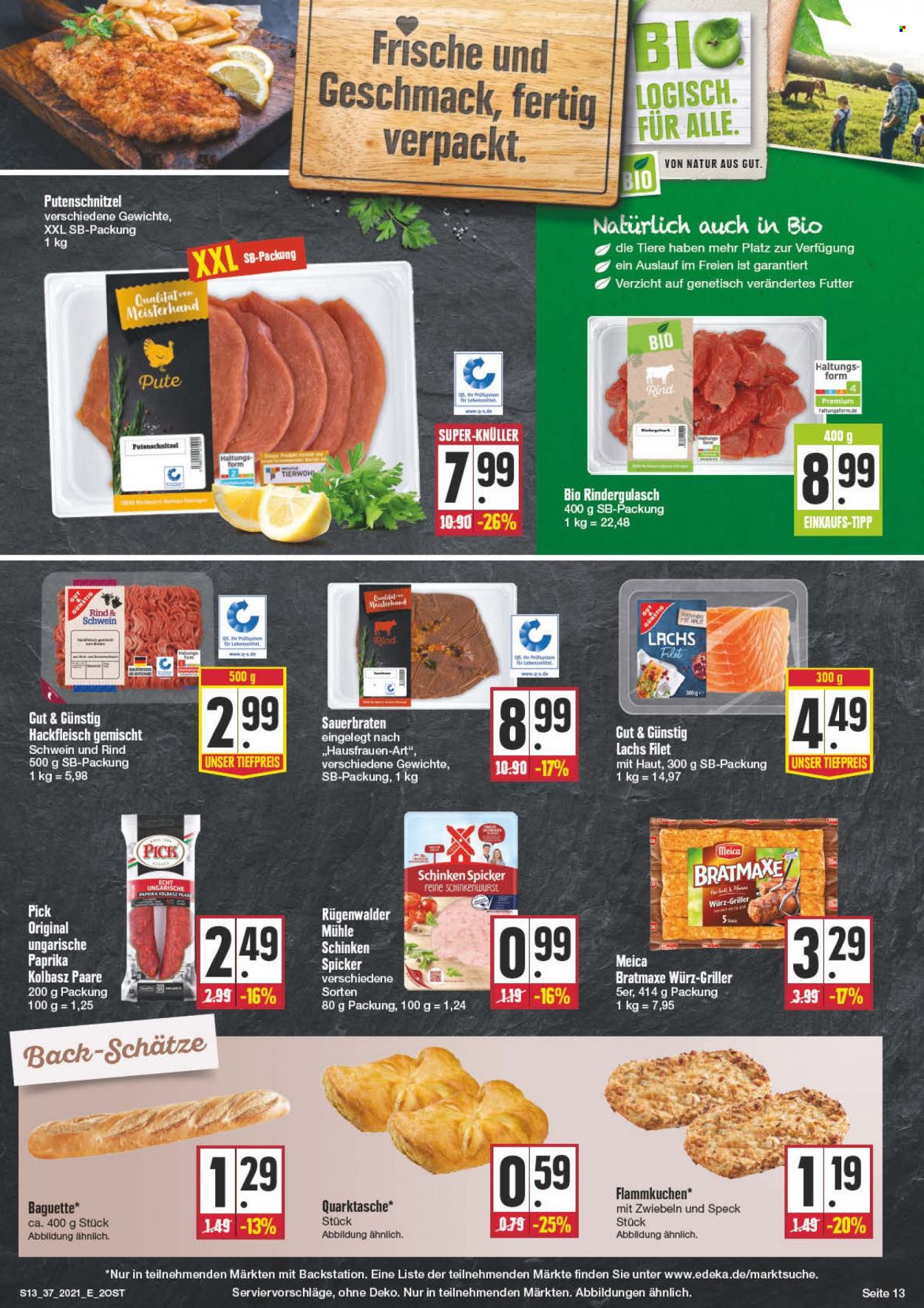 Edeka Prospekte  - 13.09.2021 - 18.09.2021. Seite 13