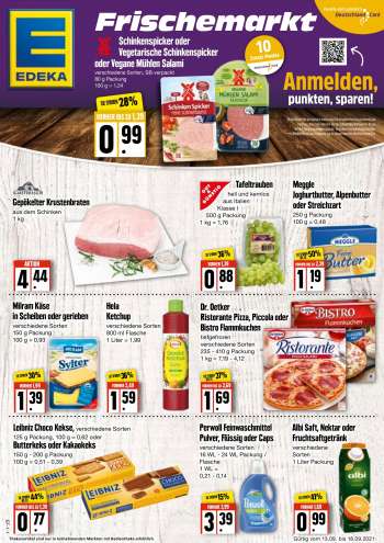 Prospekte Edeka - 13.9.2021 - 18.9.2021.