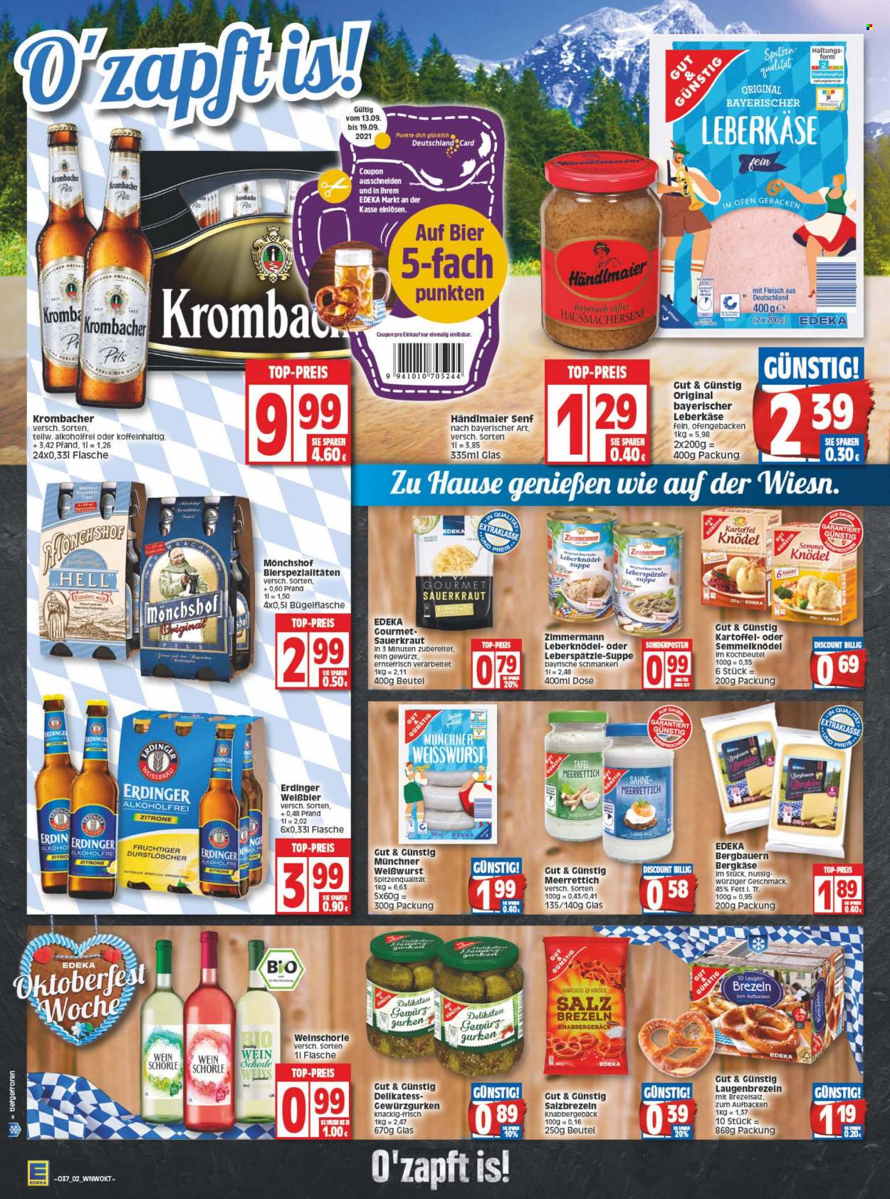 Edeka Prospekte  - 13.09.2021 - 18.09.2021. Seite 2