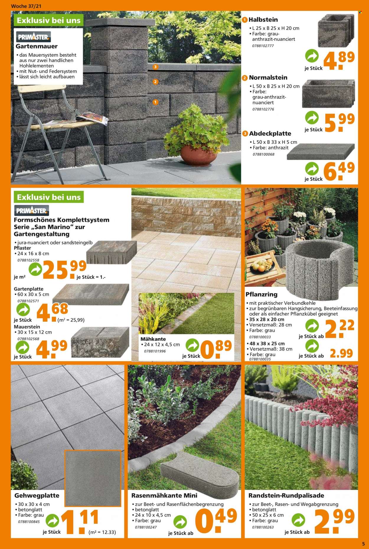 Globus Baumarkt Prospekte  - 13.09.2021 - 18.09.2021. Seite 5