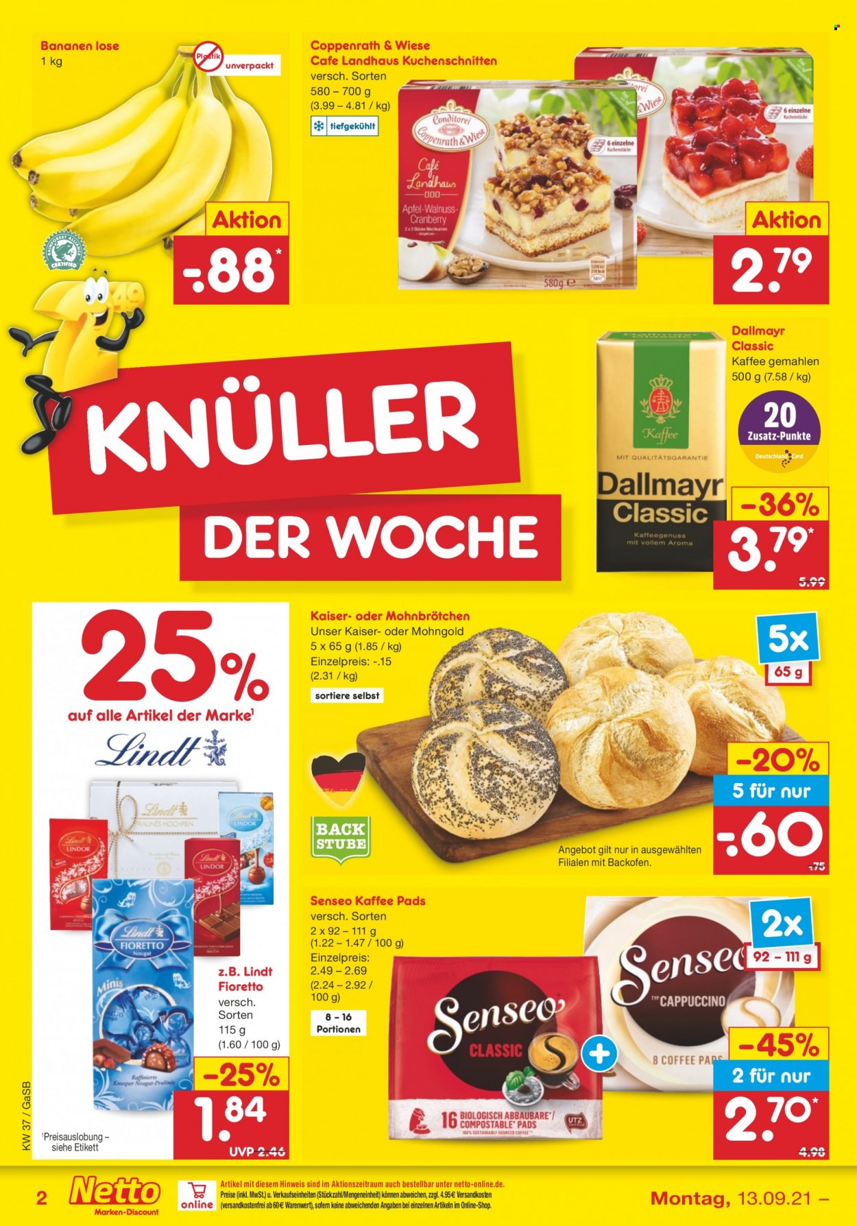 Netto Marken-Discount Prospekte  - 13.09.2021 - 18.09.2021. Seite 2
