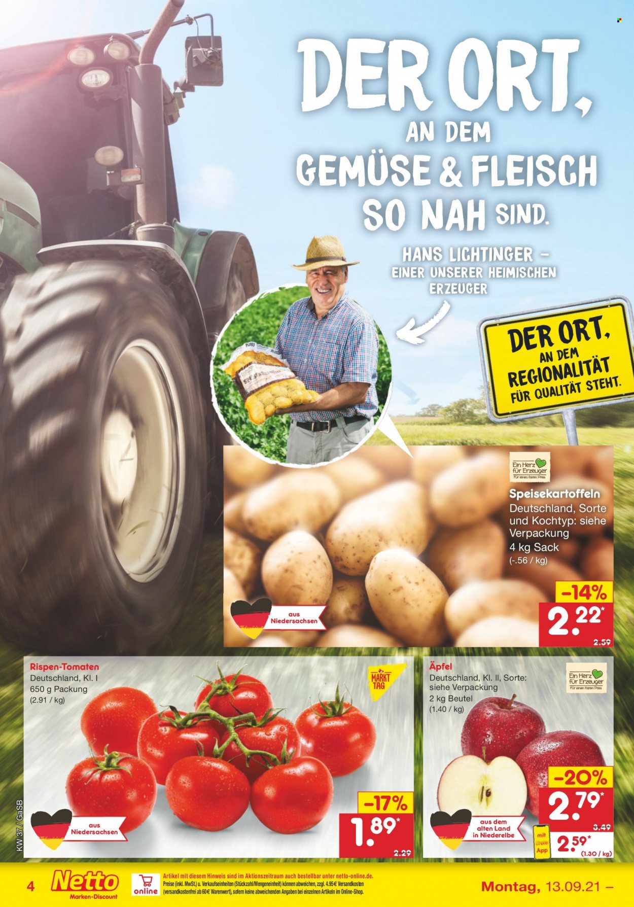 Netto Marken-Discount Prospekte  - 13.09.2021 - 18.09.2021. Seite 4