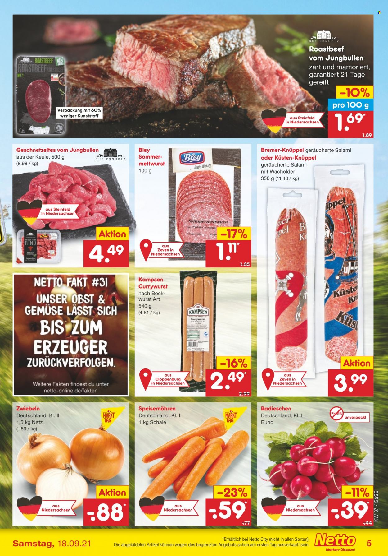 Netto Marken-Discount Prospekte  - 13.09.2021 - 18.09.2021. Seite 5