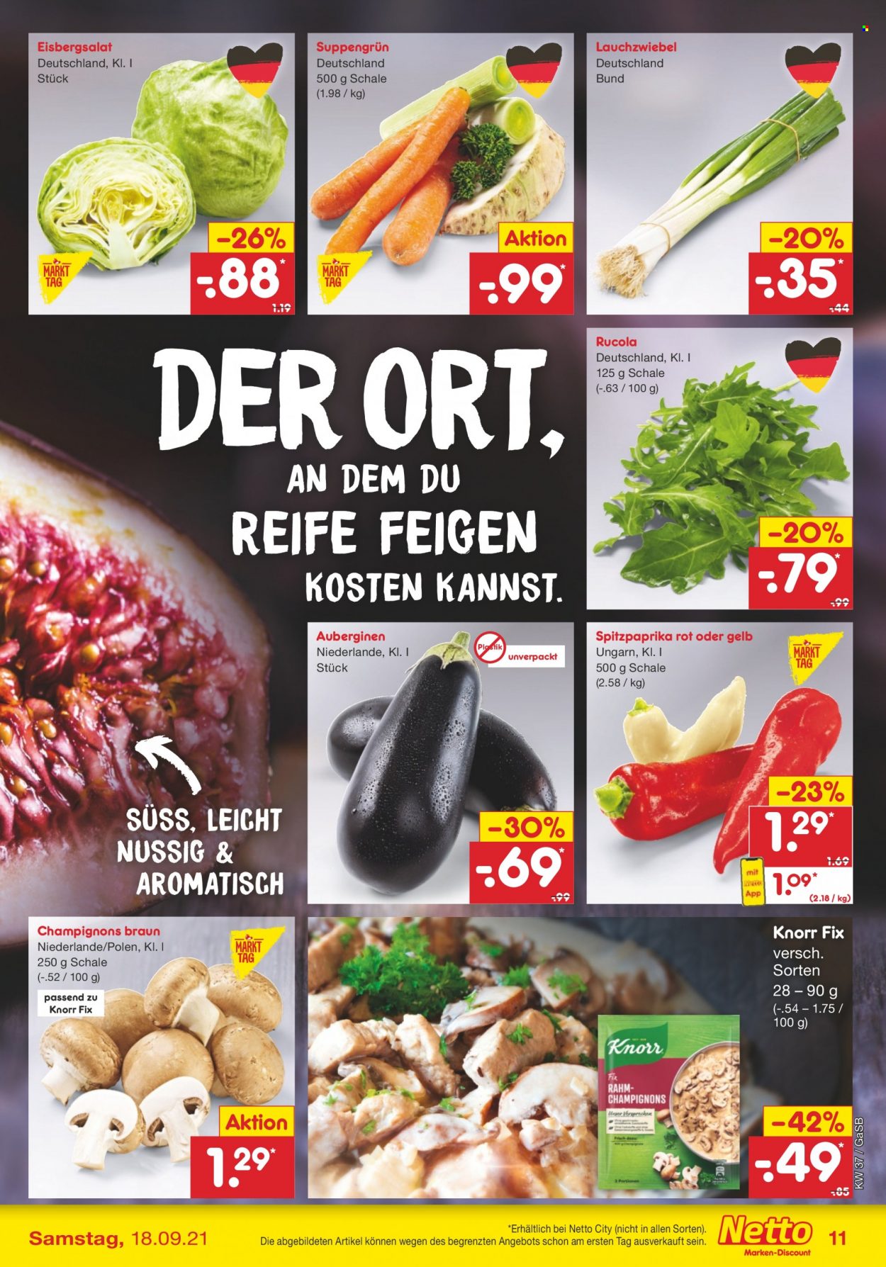 Netto Marken-Discount Prospekte  - 13.09.2021 - 18.09.2021. Seite 11