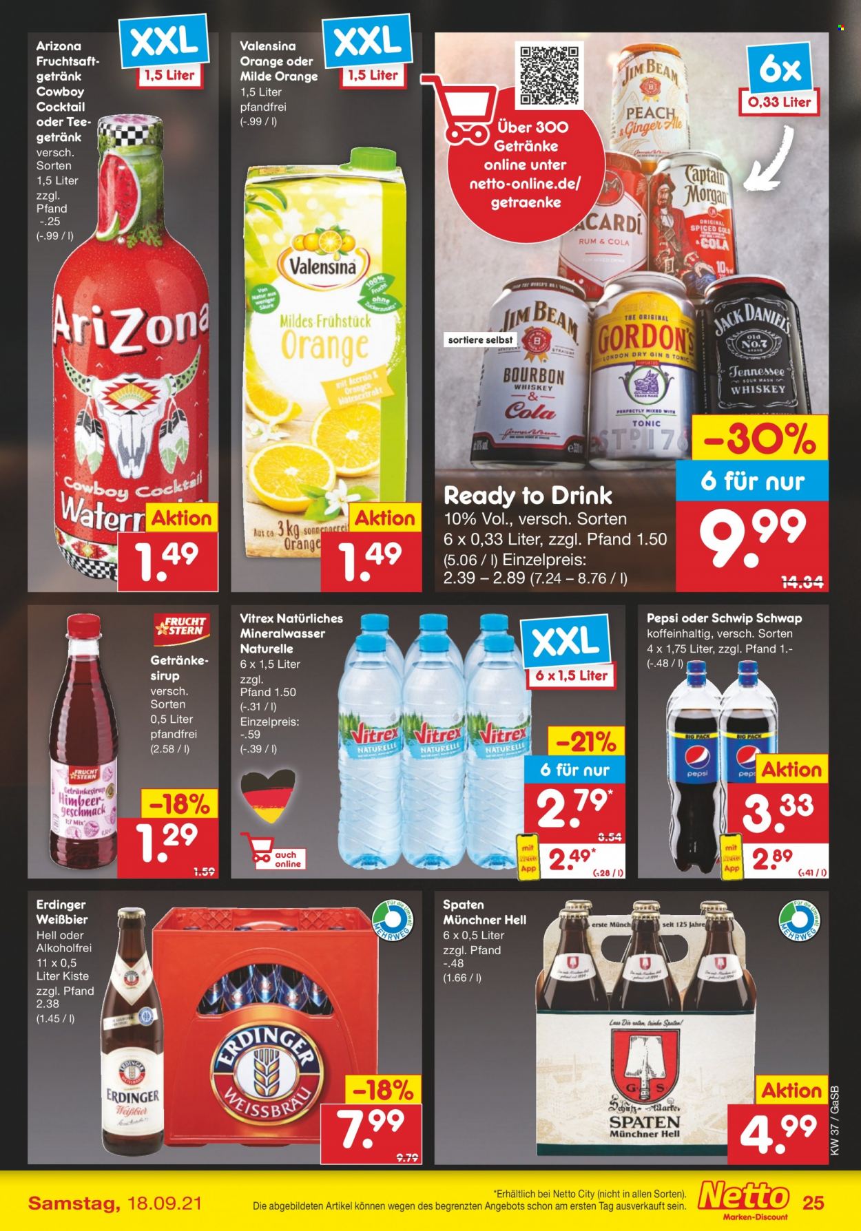 Netto Marken-Discount Prospekte  - 13.09.2021 - 18.09.2021. Seite 25