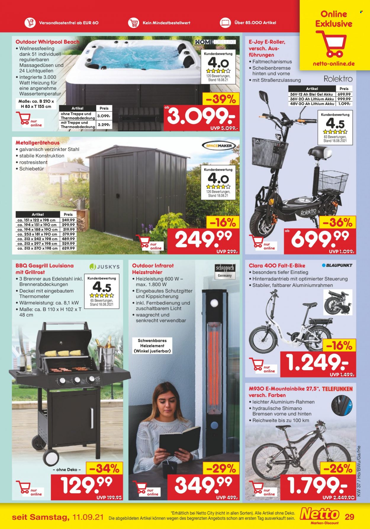 Netto Marken-Discount Prospekte  - 13.09.2021 - 18.09.2021. Seite 29