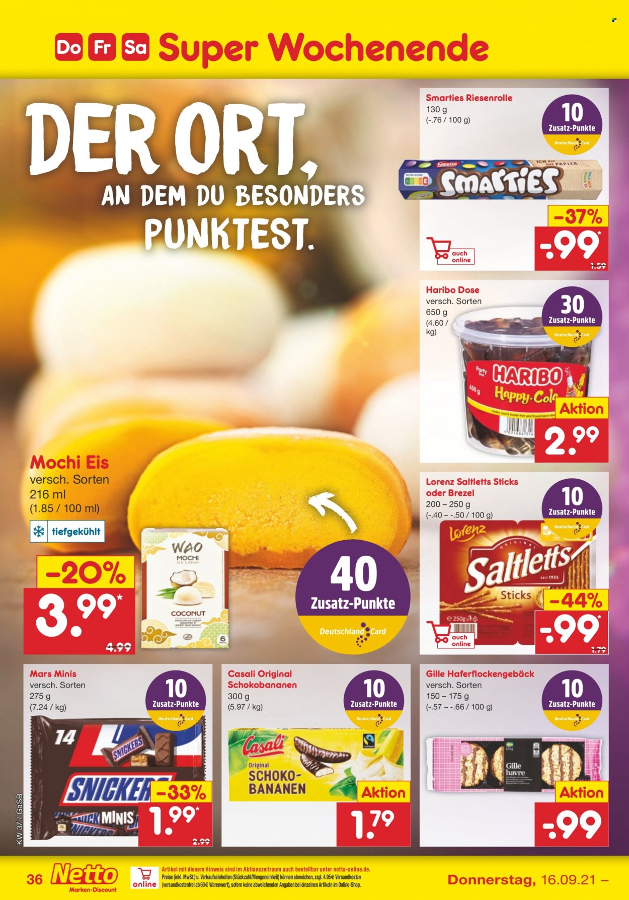 Netto Marken-Discount Prospekte  - 13.09.2021 - 18.09.2021. Seite 36