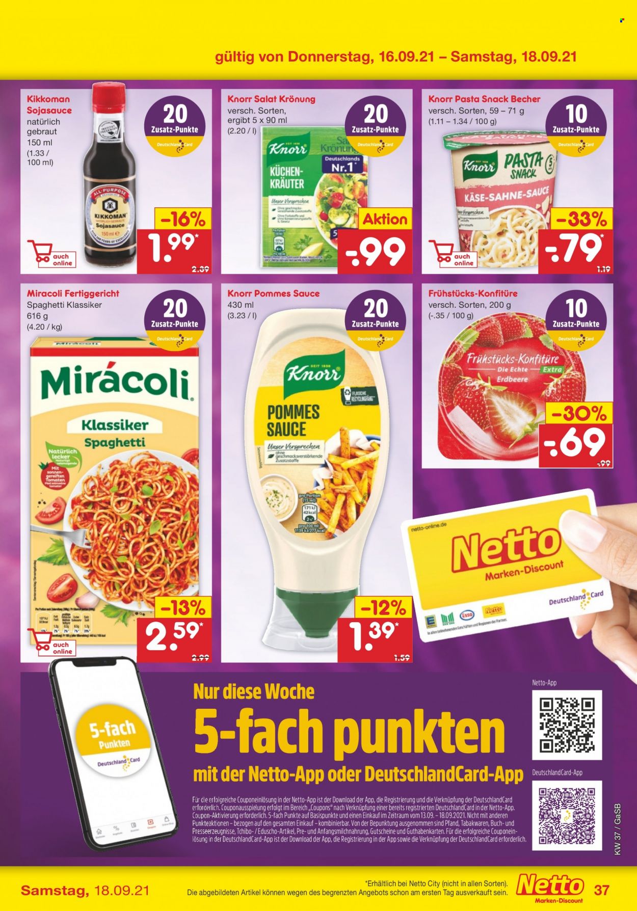Netto Marken-Discount Prospekte  - 13.09.2021 - 18.09.2021. Seite 37