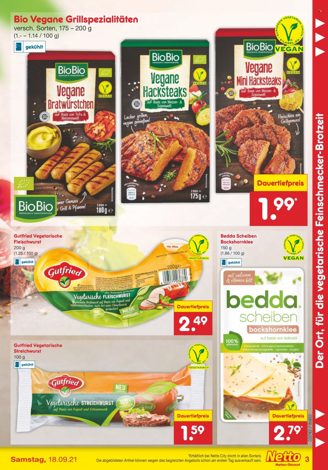 Netto Marken-Discount Prospekte  - 13.09.2021 - 18.09.2021. Seite 43