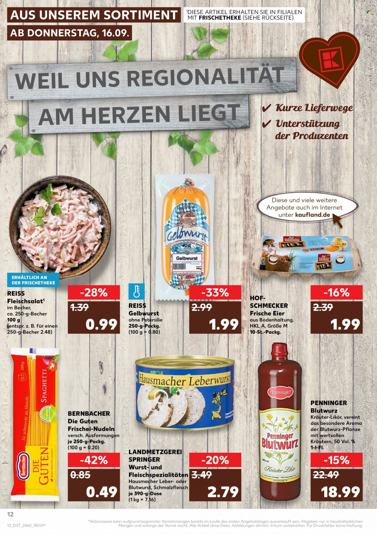 Kaufland Prospekte  - 16.09.2021 - 22.09.2021. Seite 12