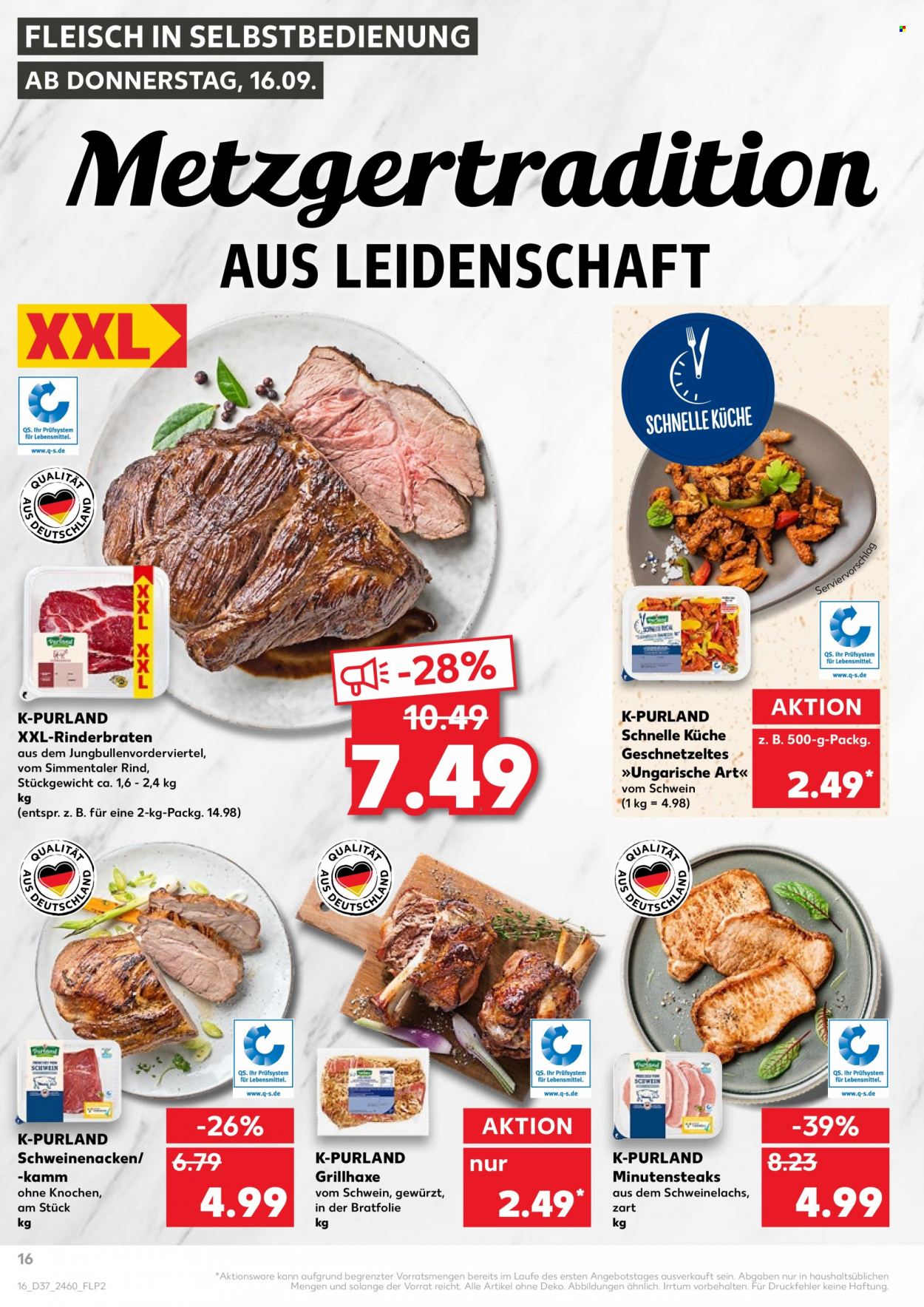 Kaufland Prospekte  - 16.09.2021 - 22.09.2021. Seite 16