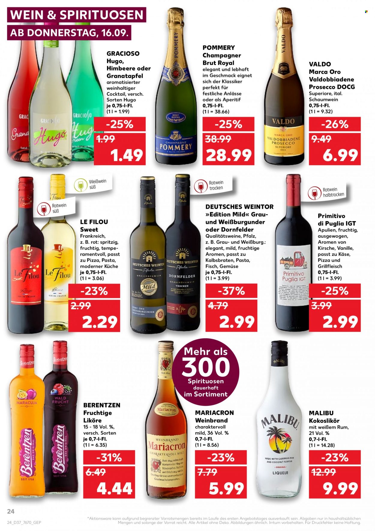 Kaufland Prospekte  - 16.09.2021 - 22.09.2021. Seite 24