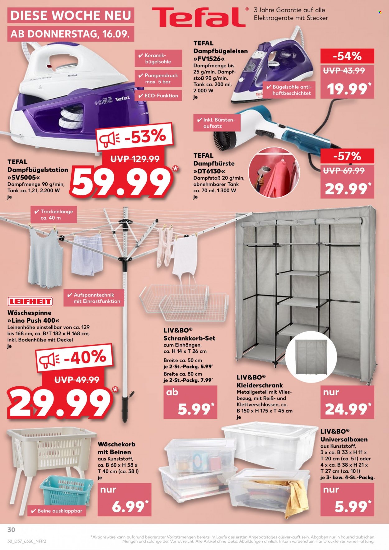 Kaufland Prospekte  - 16.09.2021 - 22.09.2021. Seite 30