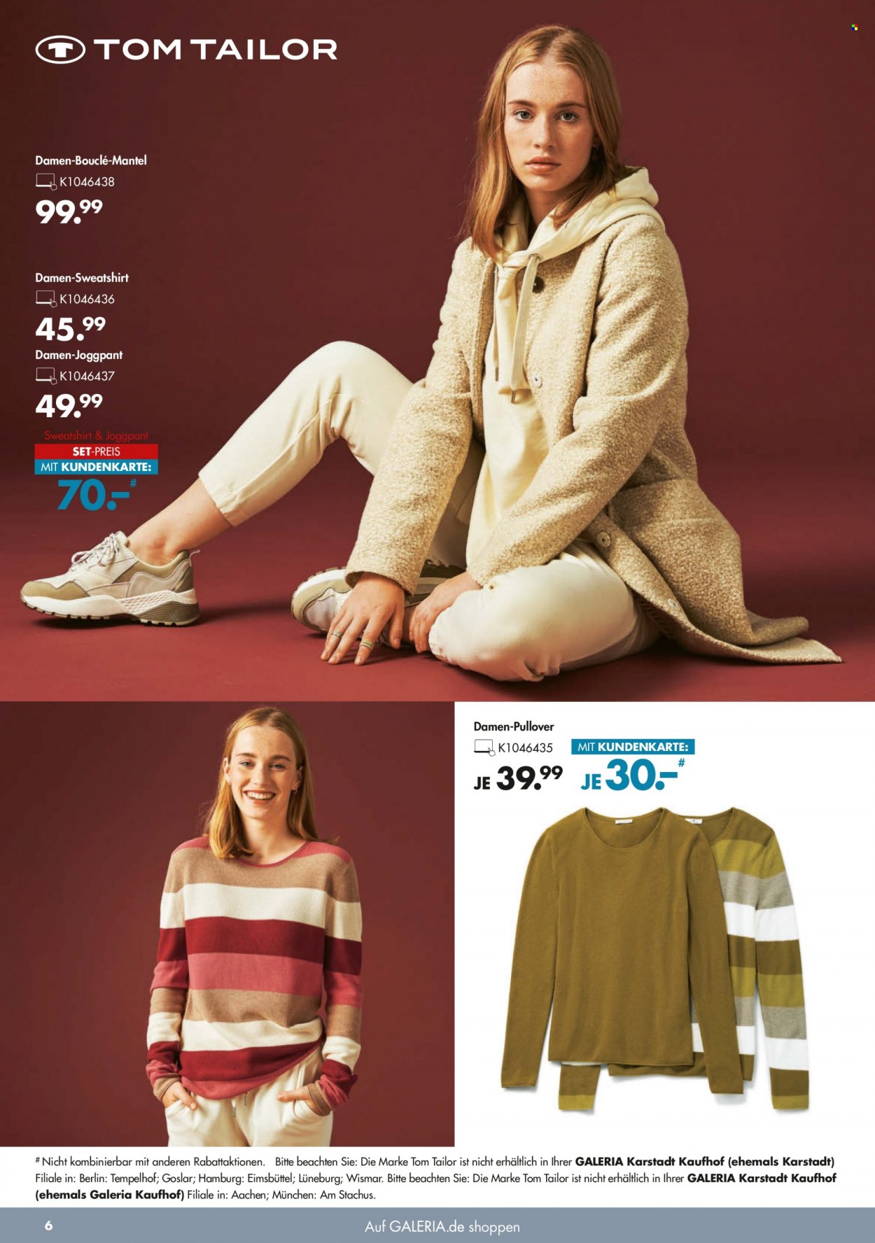 GALERIA Karstadt Kaufhof Prospekte  - 15.09.2021 - 21.09.2021. Seite 6
