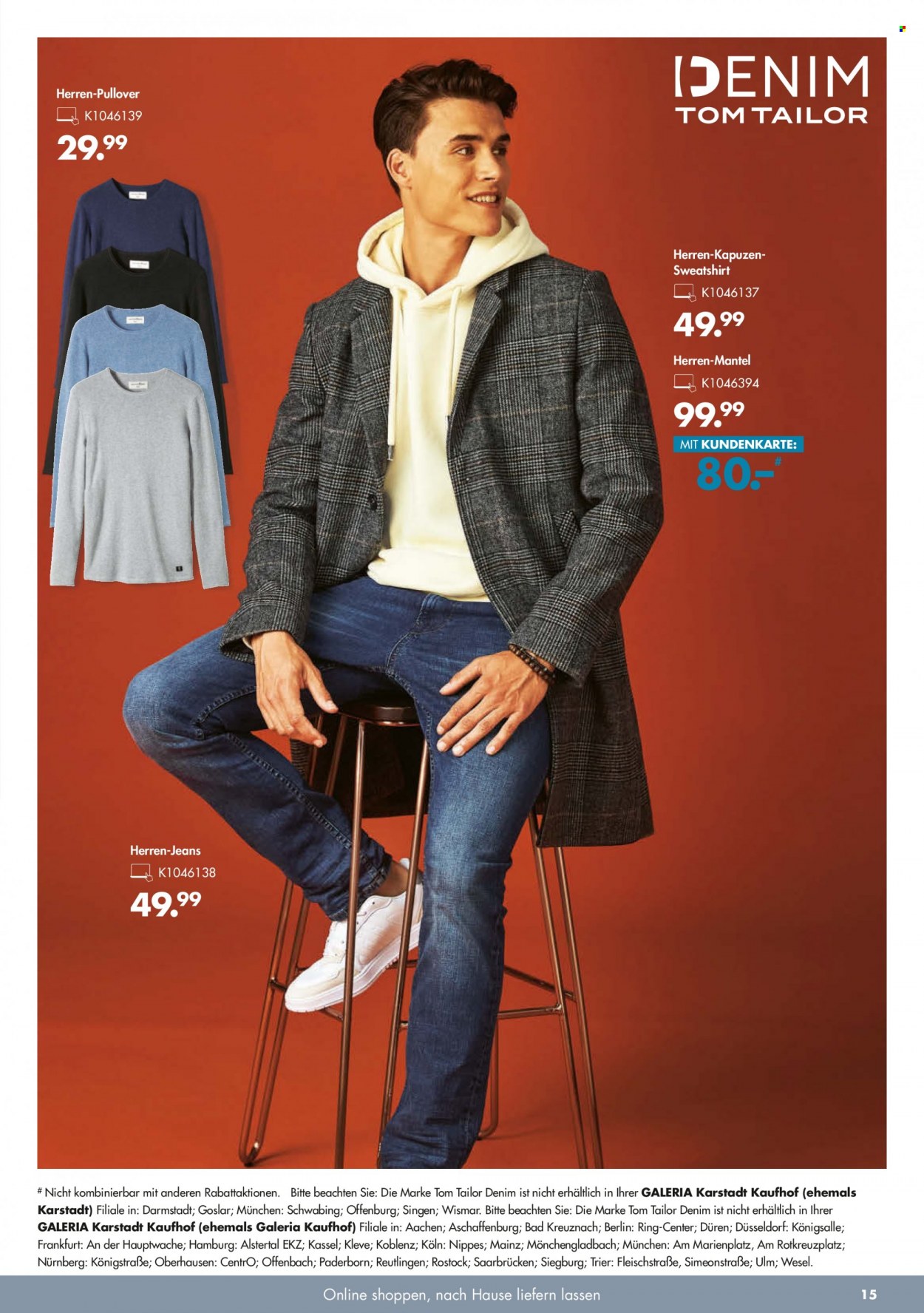 GALERIA Karstadt Kaufhof Prospekte  - 15.09.2021 - 21.09.2021. Seite 15