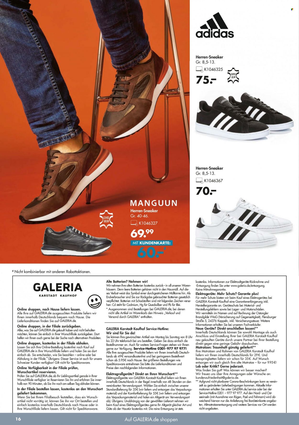 GALERIA Karstadt Kaufhof Prospekte  - 15.09.2021 - 21.09.2021. Seite 16