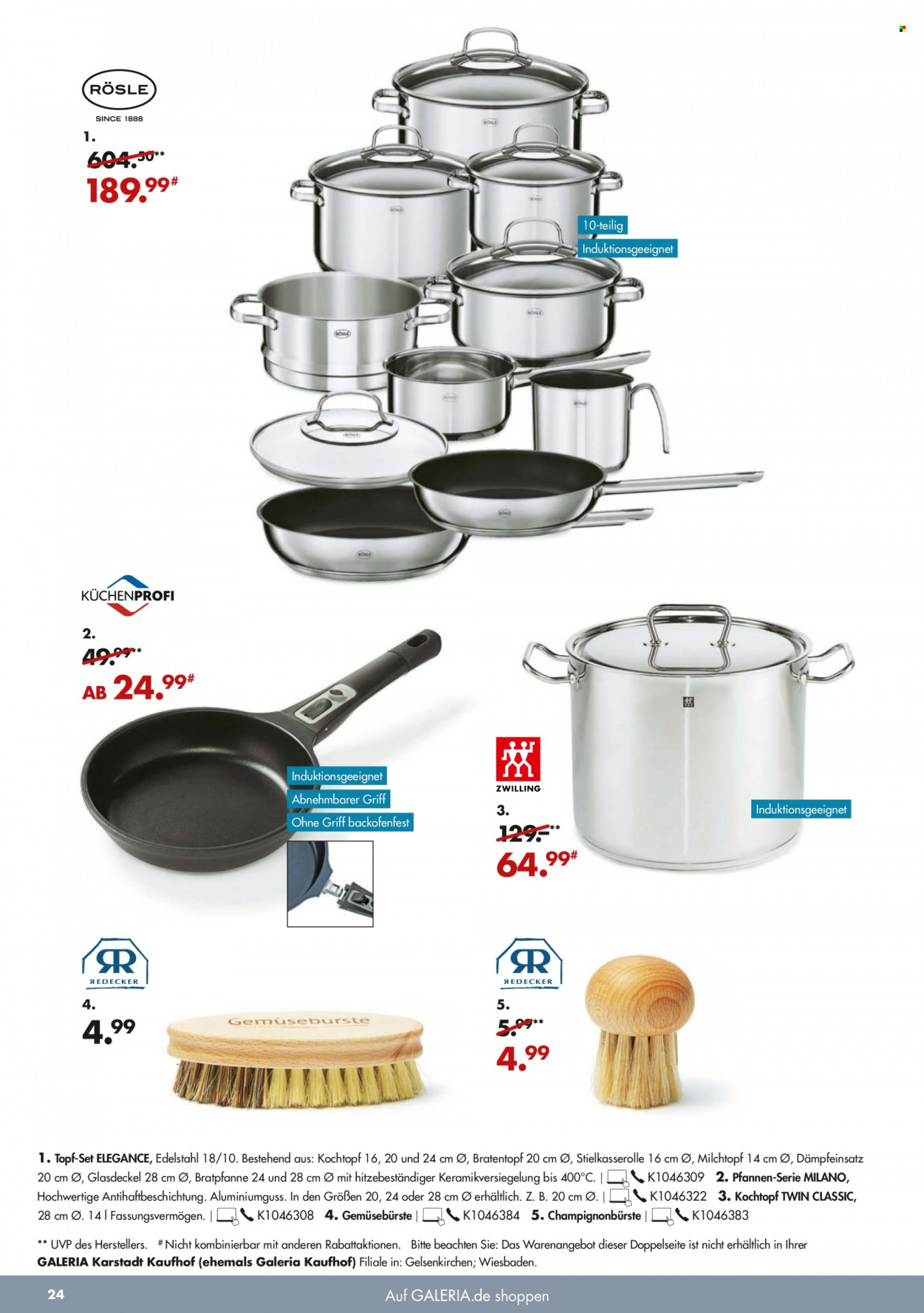GALERIA Karstadt Kaufhof Prospekte  - 15.09.2021 - 21.09.2021. Seite 24