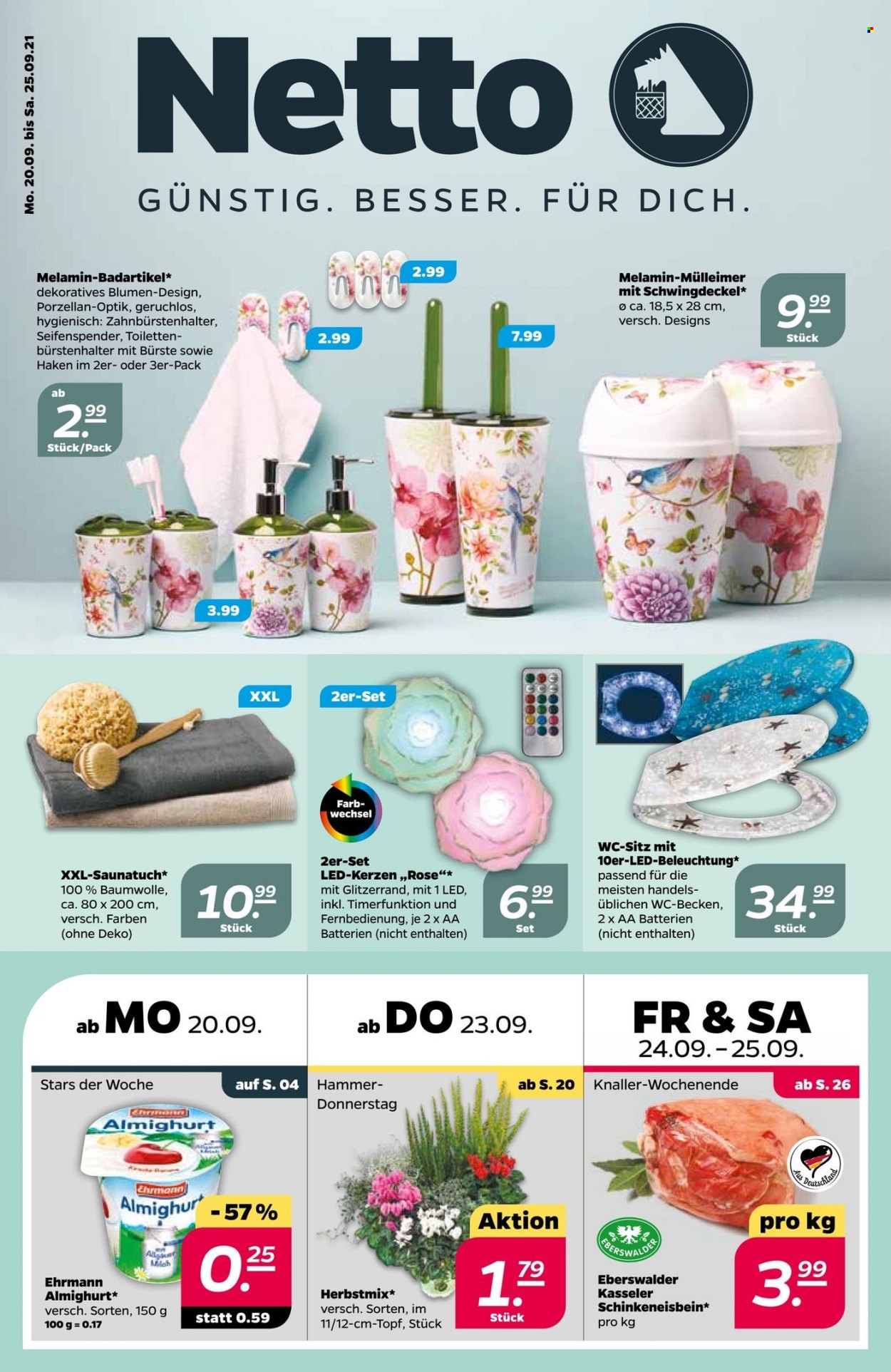Netto Prospekte  - 20.09.2021 - 25.09.2021. Seite 1