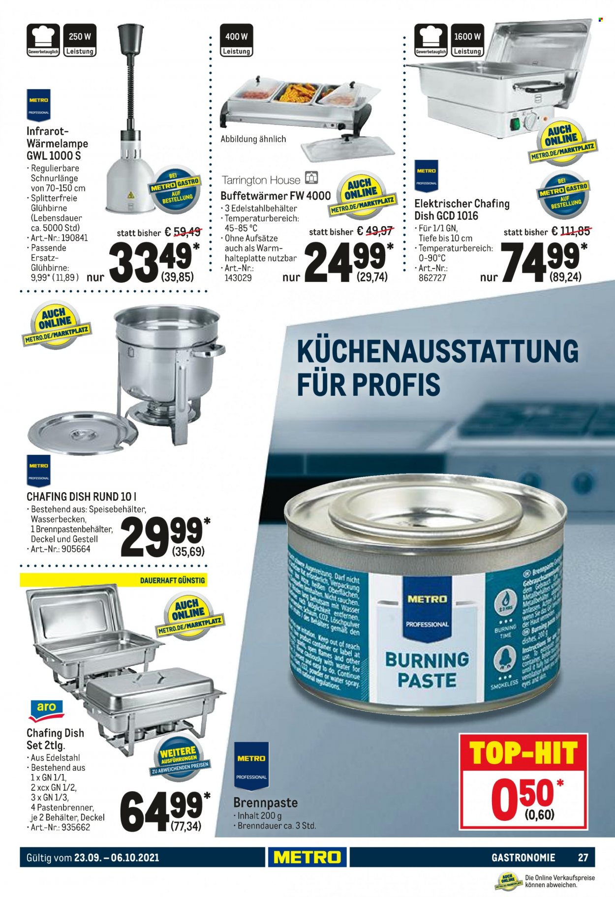 Metro Prospekte  - 23.09.2021 - 6.10.2021. Seite 27