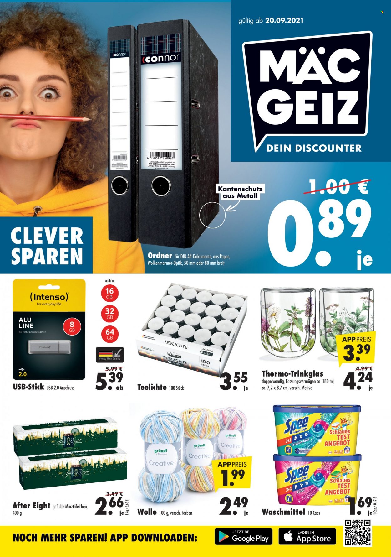 Mäc-Geiz Prospekte  - 20.09.2021 - 26.09.2021. Seite 1