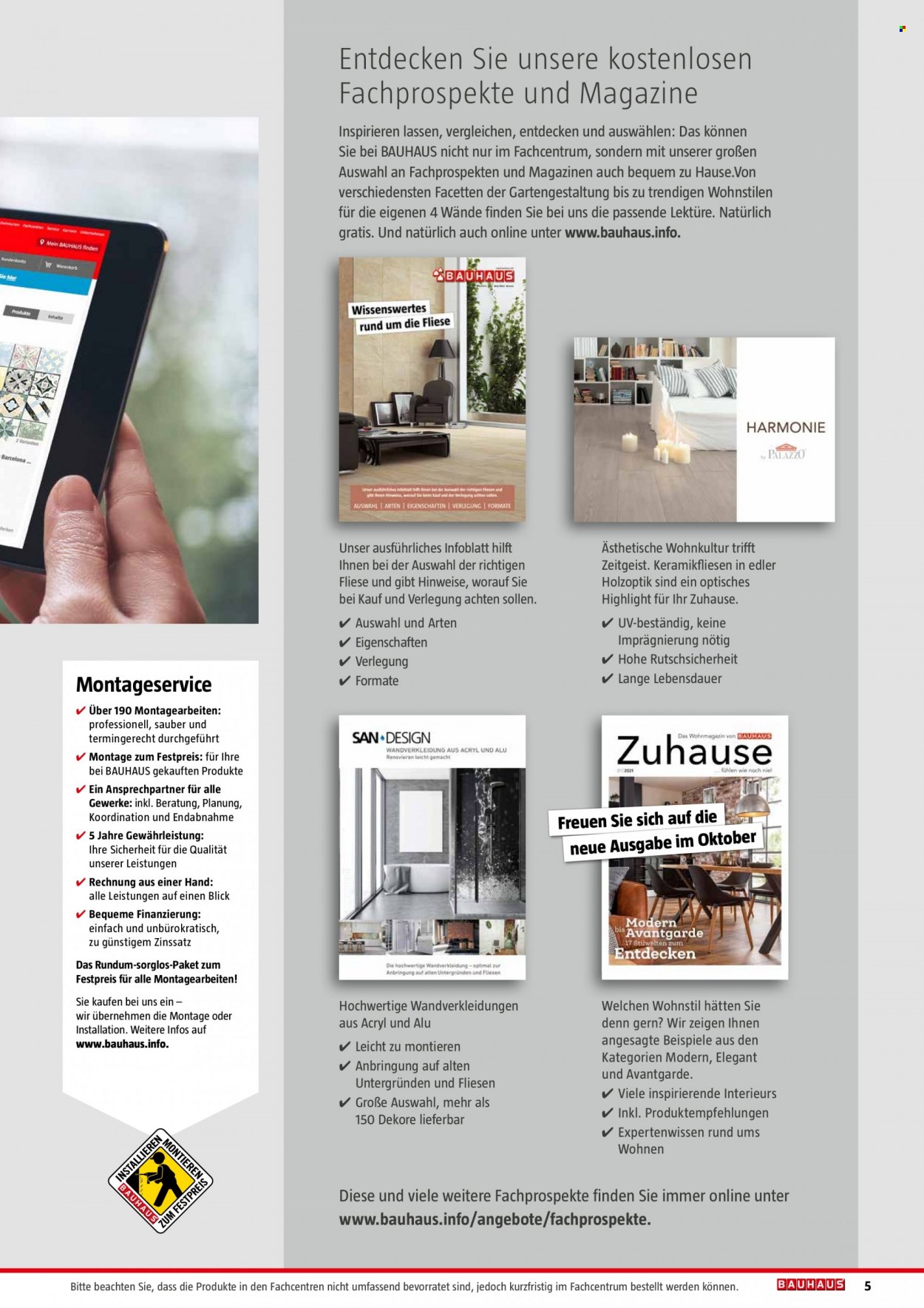 Bauhaus Prospekte  - 16.09.2021 - 31.12.2021. Seite 5