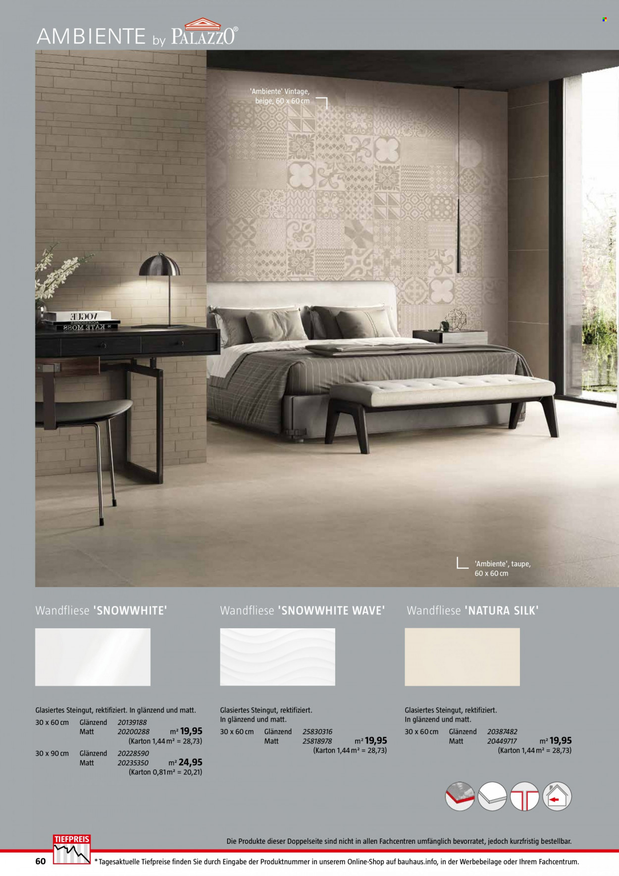 Bauhaus Prospekte  - 16.09.2021 - 31.12.2021. Seite 60