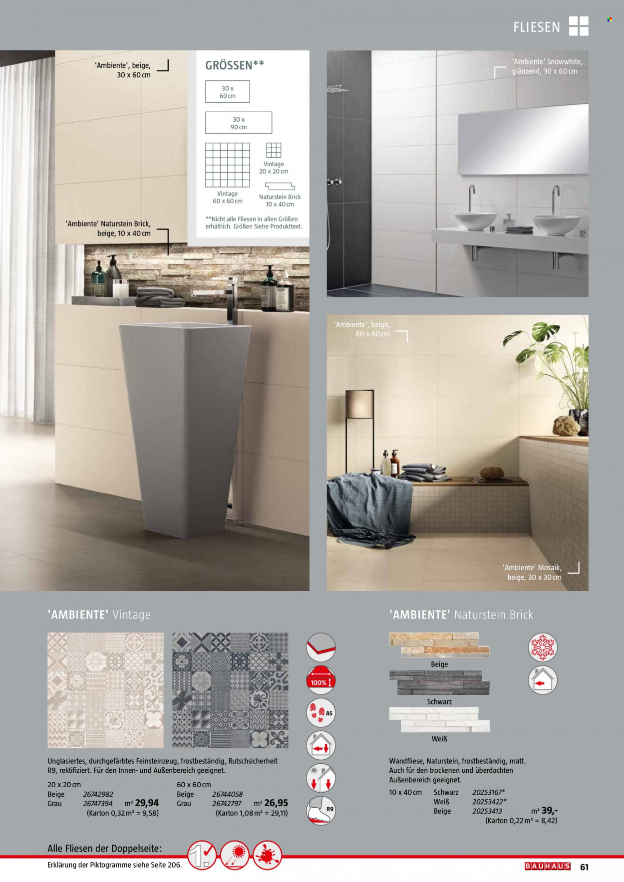 Bauhaus Prospekte  - 16.09.2021 - 31.12.2021. Seite 61