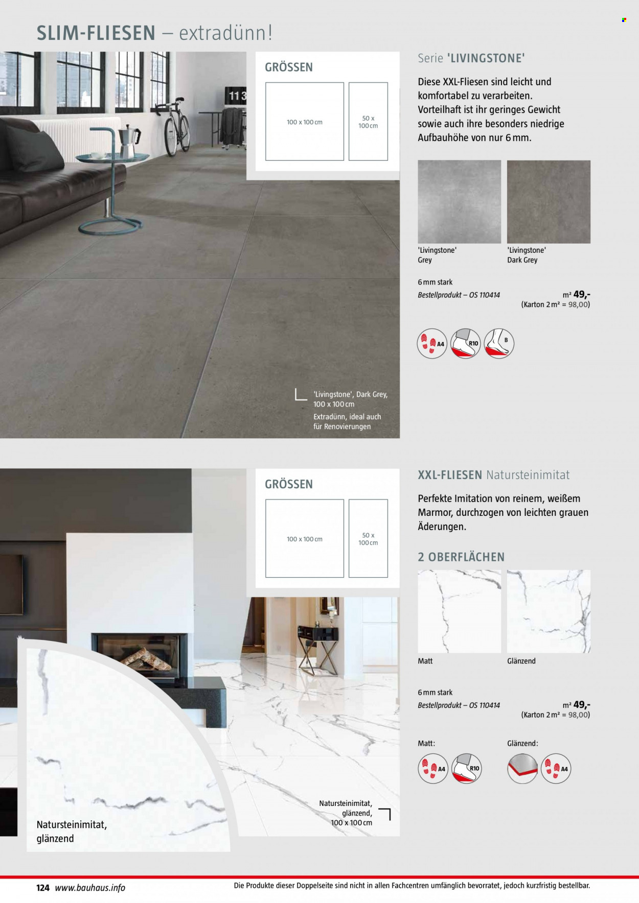 Bauhaus Prospekte  - 16.09.2021 - 31.12.2021. Seite 124