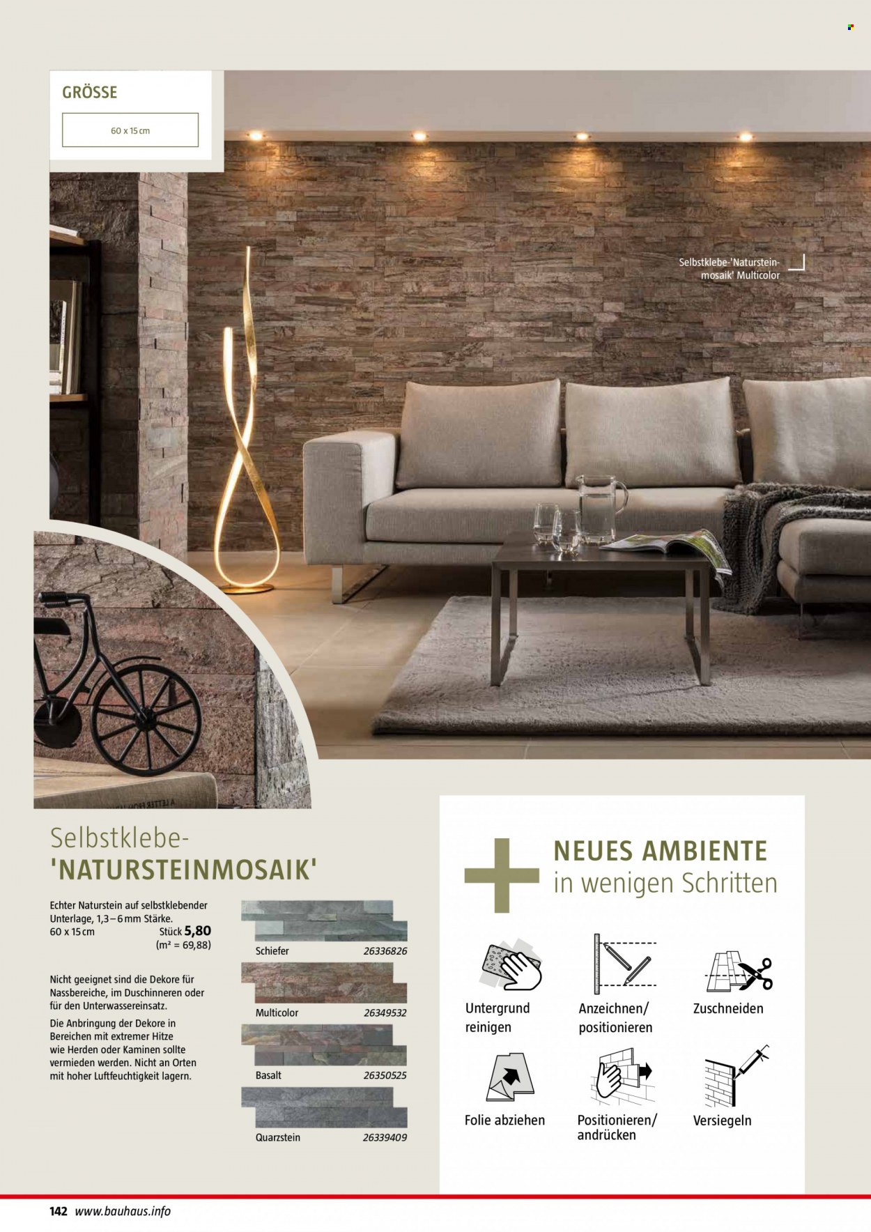 Bauhaus Prospekte  - 16.09.2021 - 31.12.2021. Seite 142