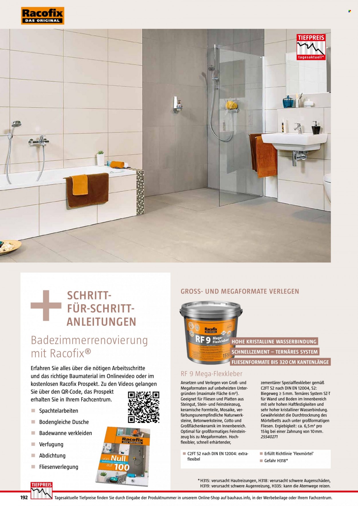 Bauhaus Prospekte  - 16.09.2021 - 31.12.2021. Seite 192