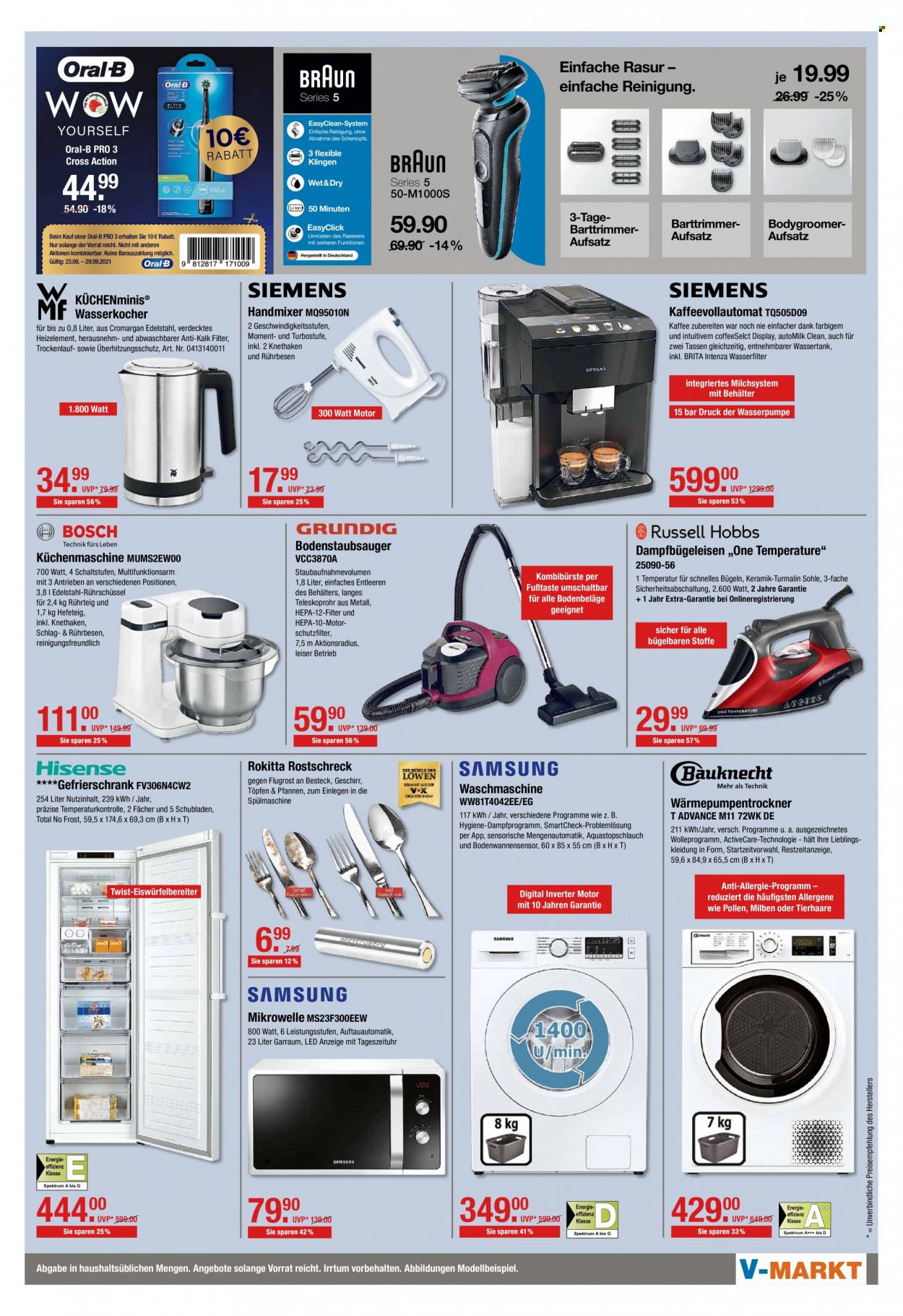 V-Markt Prospekte  - 23.09.2021 - 29.09.2021. Seite 7