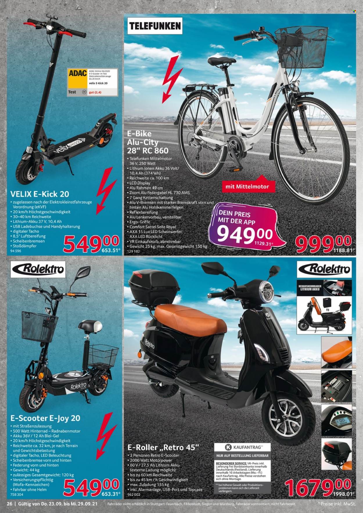 Selgros Prospekte  - 23.09.2021 - 29.09.2021. Seite 26