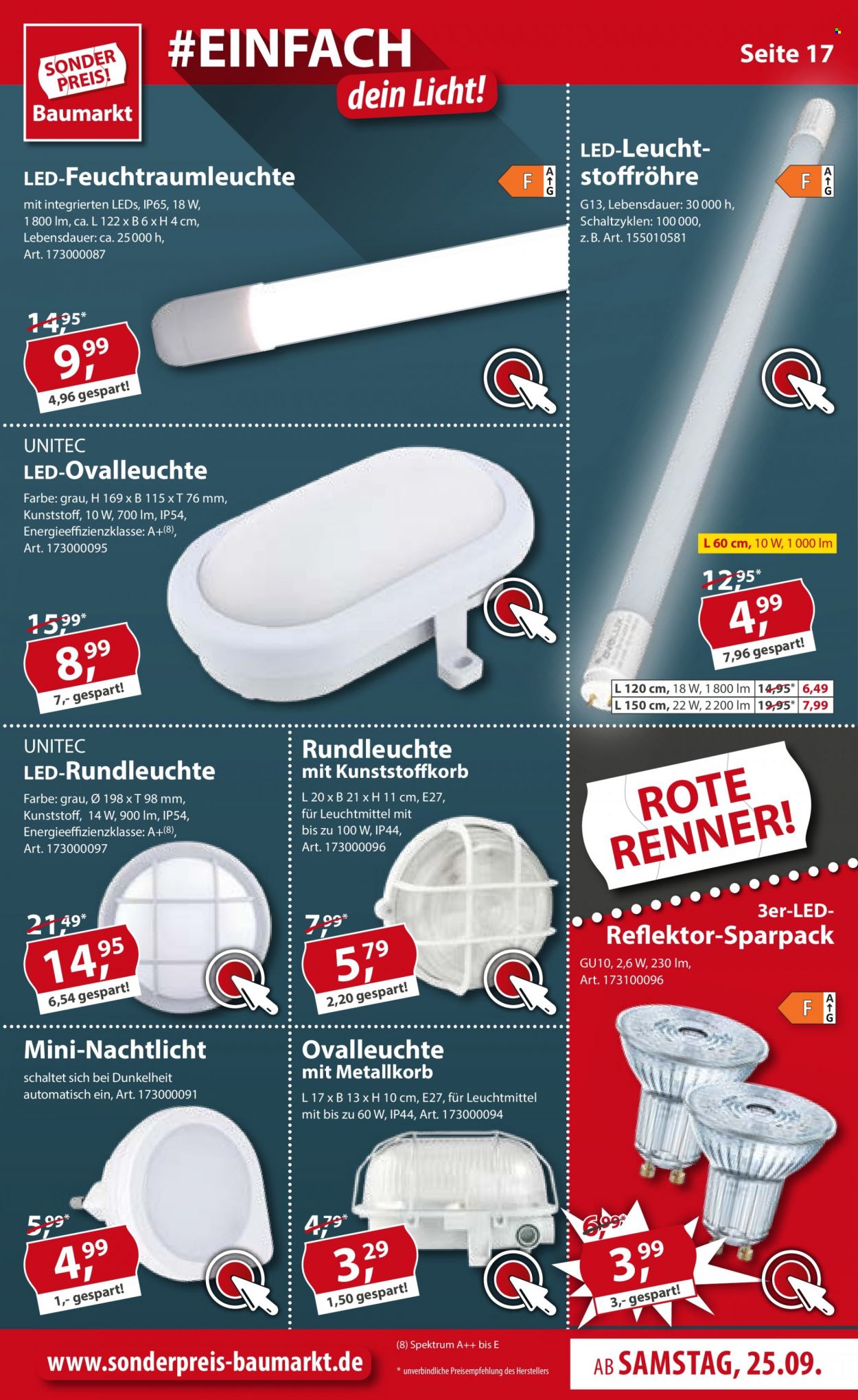 Sonderpreis-Baumarkt Prospekte  - 25.09.2021 - 1.10.2021. Seite 17