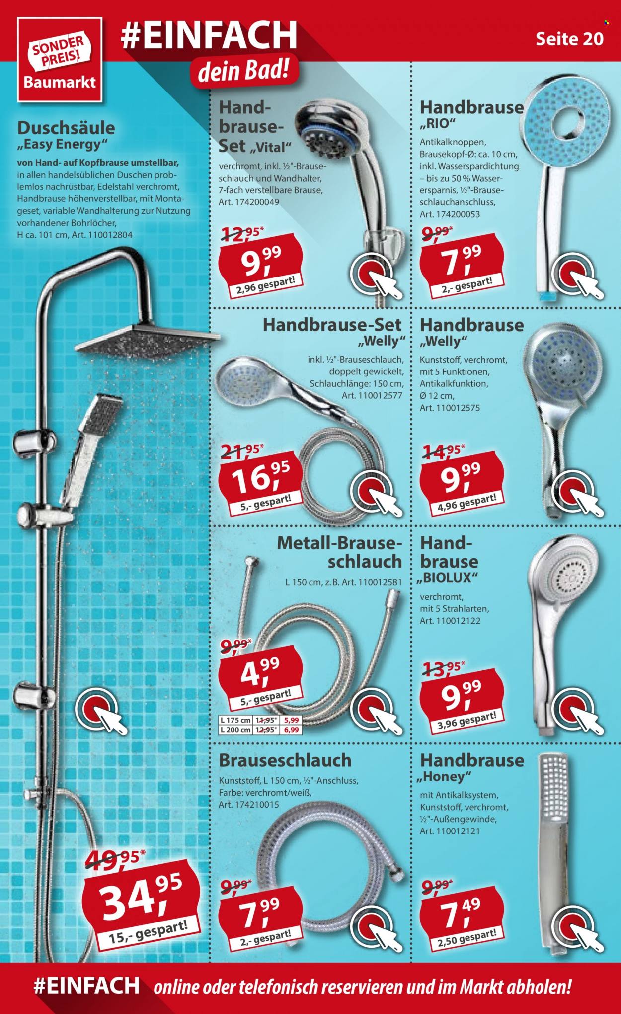 Sonderpreis-Baumarkt Prospekte  - 25.09.2021 - 1.10.2021. Seite 20
