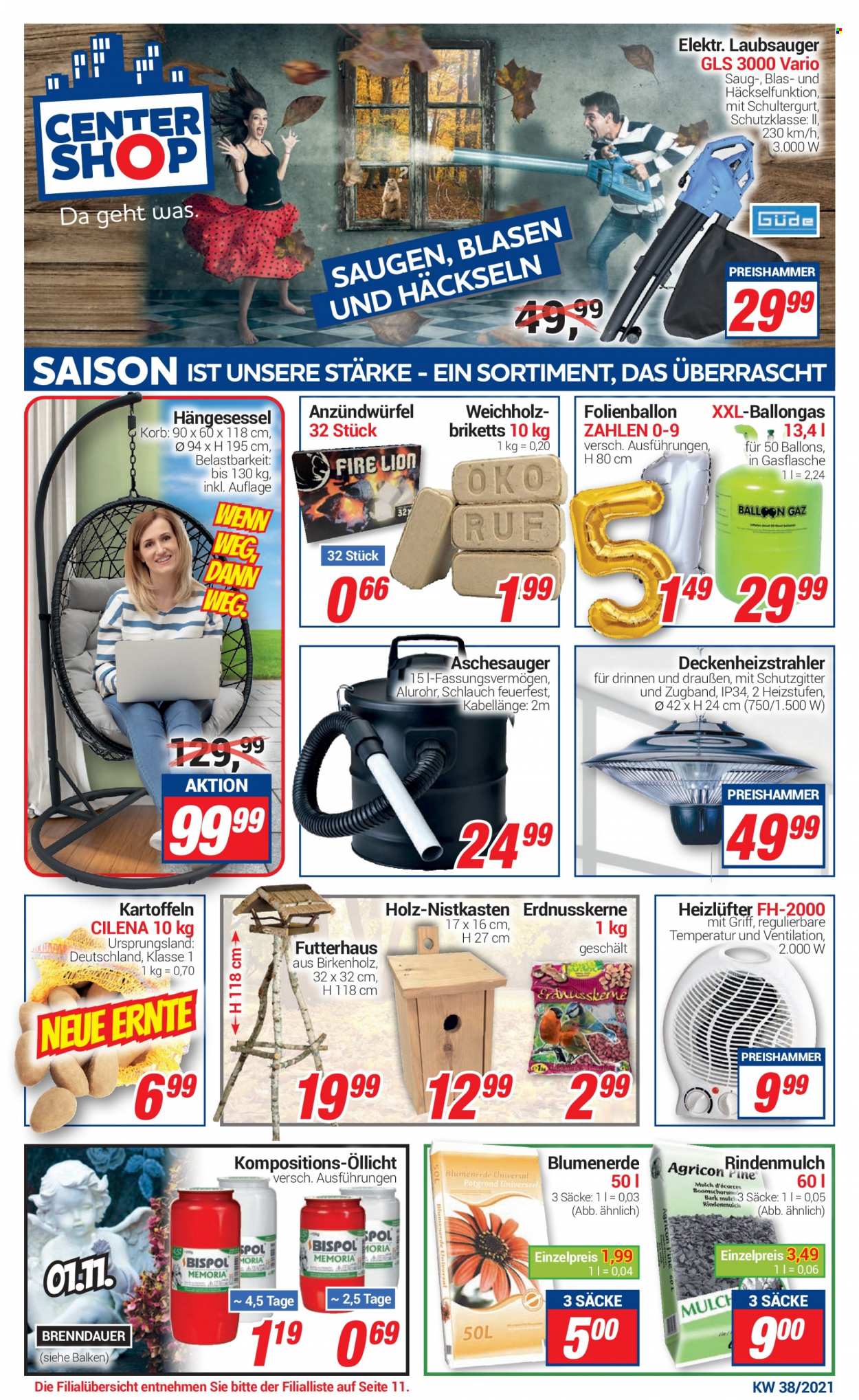 CENTERSHOP Prospekte  - 20.09.2021 - 25.09.2021. Seite 1