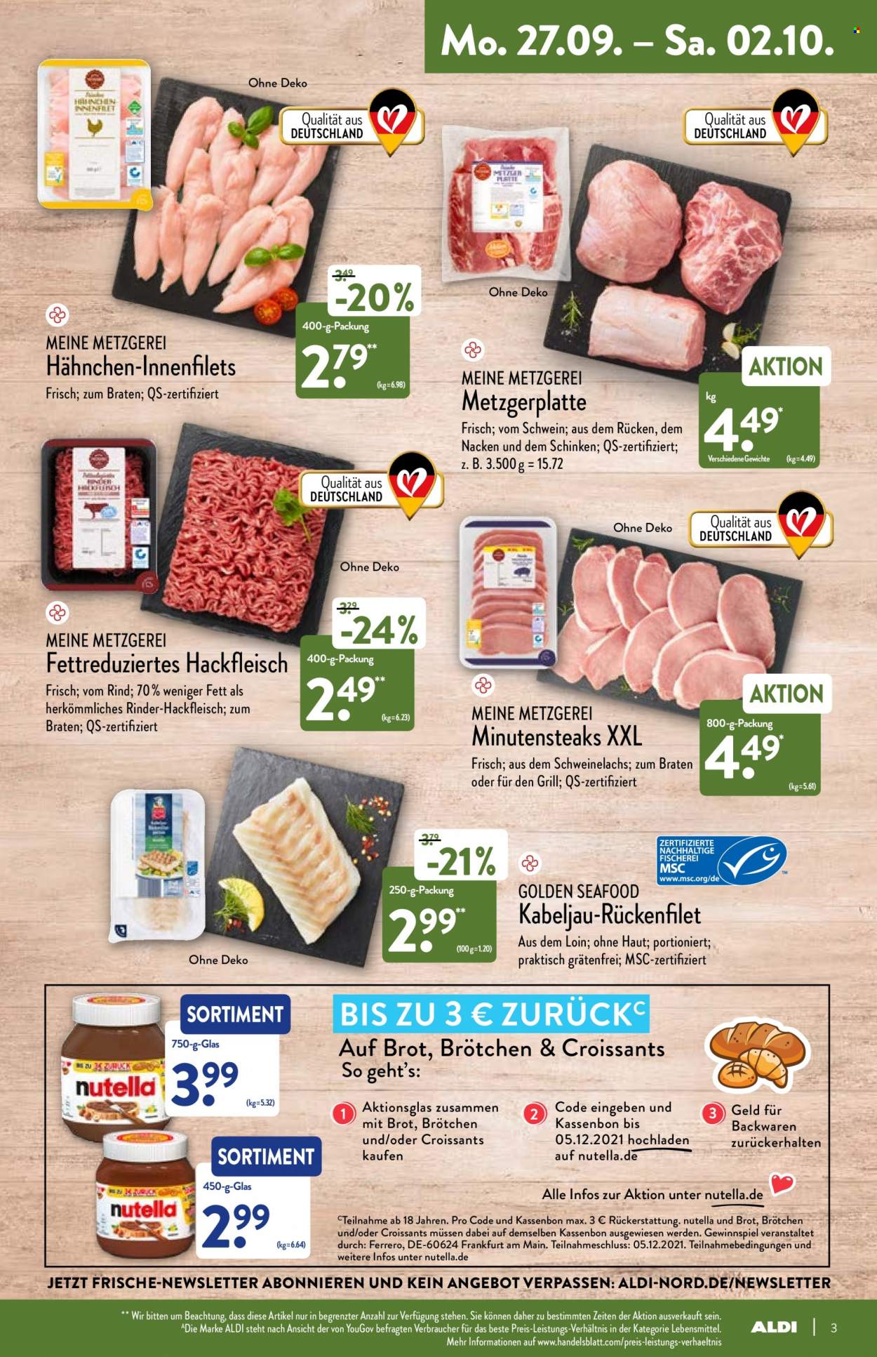 ALDI Nord Prospekte  - 27.09.2021 - 2.10.2021. Seite 3