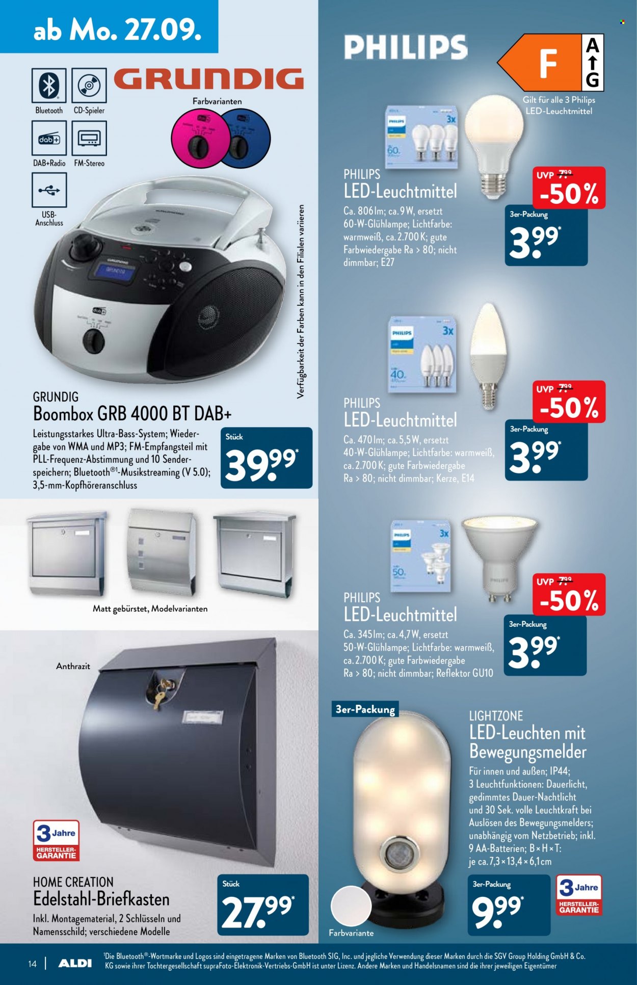 ALDI Nord Prospekte  - 27.09.2021 - 2.10.2021. Seite 14