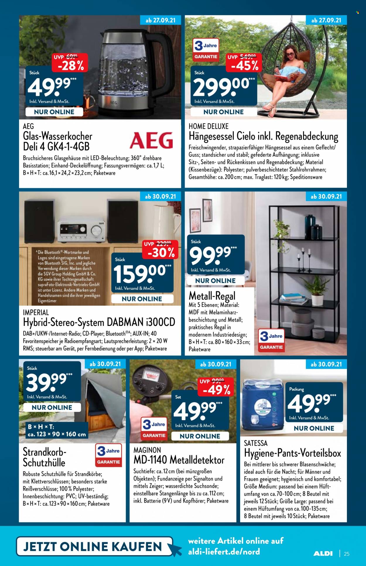 ALDI Nord Prospekte  - 27.09.2021 - 2.10.2021. Seite 25